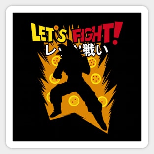 Anime Manga Superhero Japanese Fighter Sticker